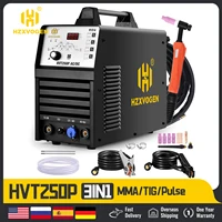 HZXVOGEN TIG AC/DC Welder Aluminum Welding Machine ARC Stick Welder Tools IGBT Inverter soldador With Pulse сварочный аппар 1