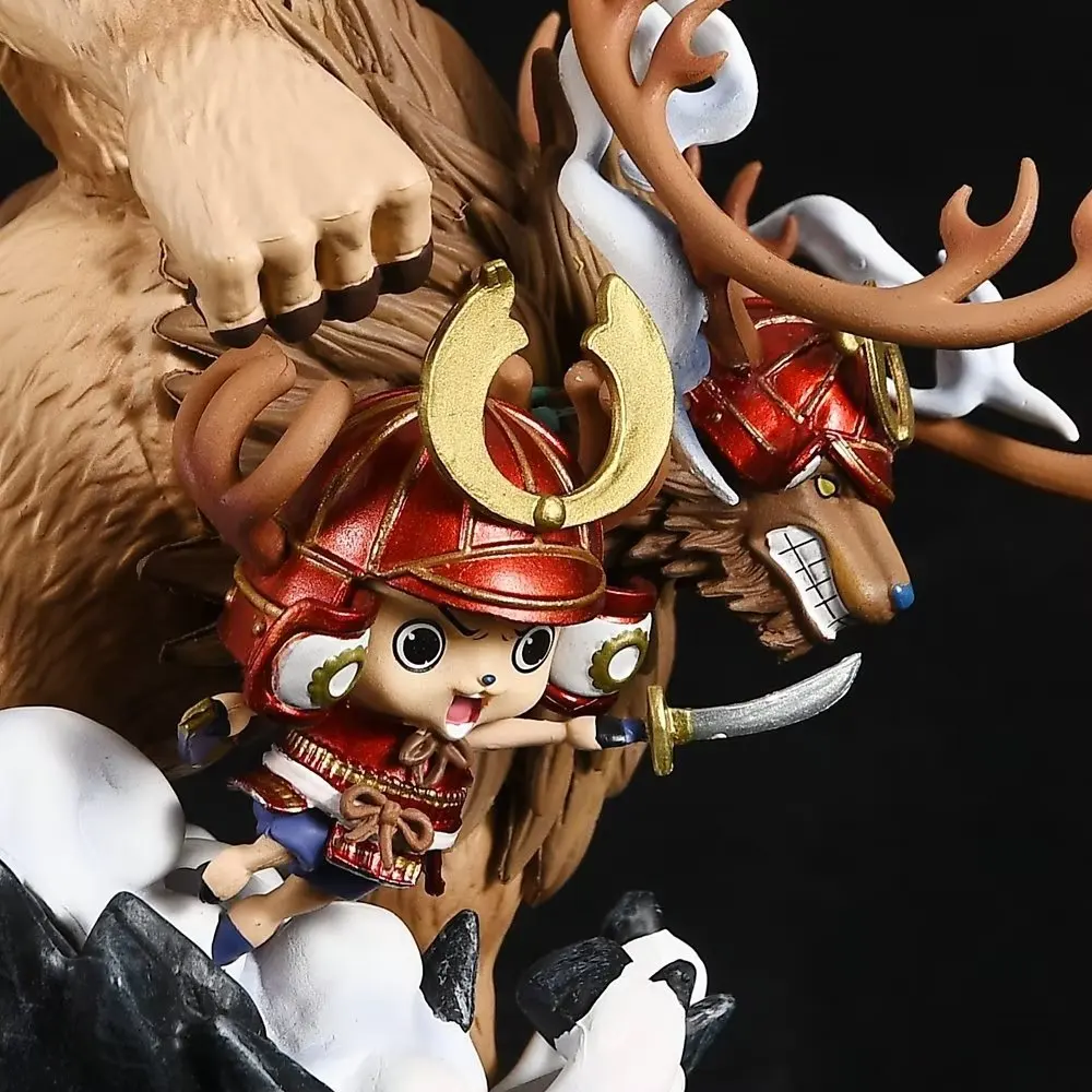 14cm One Piece Figures Chopper Anime Figures Wano Onigashima Chopper Action Figurine Kawaii PVC Statue Model Doll Collection Toy