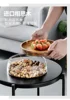 Creative Wooden Cake Pan Food Storage Box with Glass Lid Kitchen Fruit Cake Dessert Nuts Snack Kitchen Storage Box 6