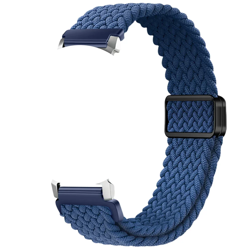 Elegant 14mm Woven Nylon Loop Buckle Watchstrap with Magnetic Closure