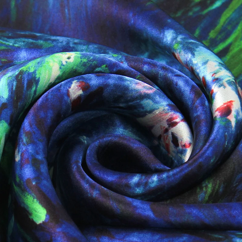 Sciarpa Quadrata Cassandre In Charmeuse Di Seta - Foto 7