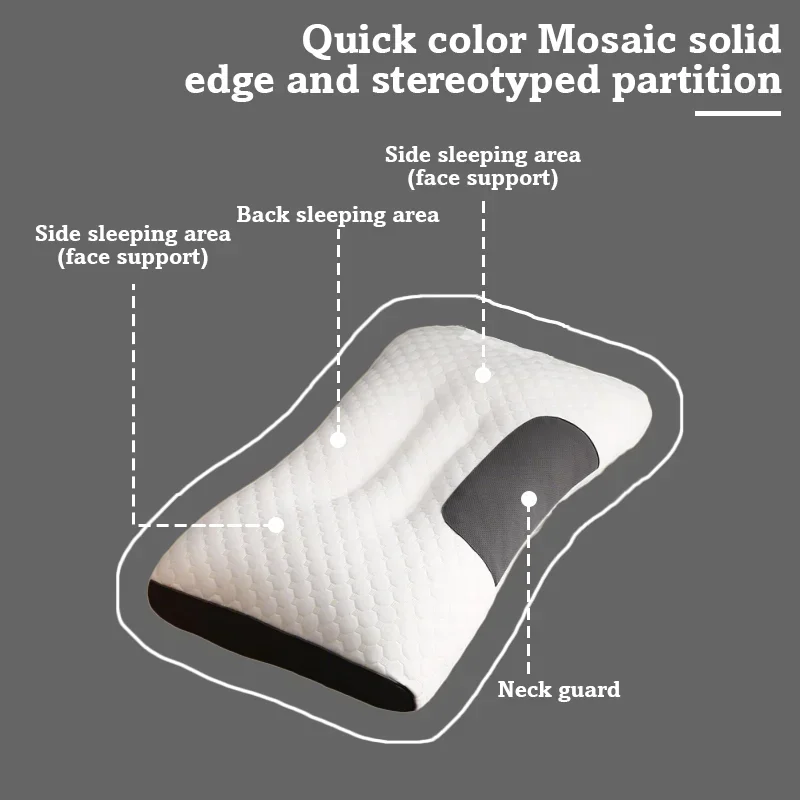Neck Pillow Help Sleep And Protect Cervical Orthopedic The Pillow Household Massage Pillow For Sleeping Honeycomb Massage Pillow