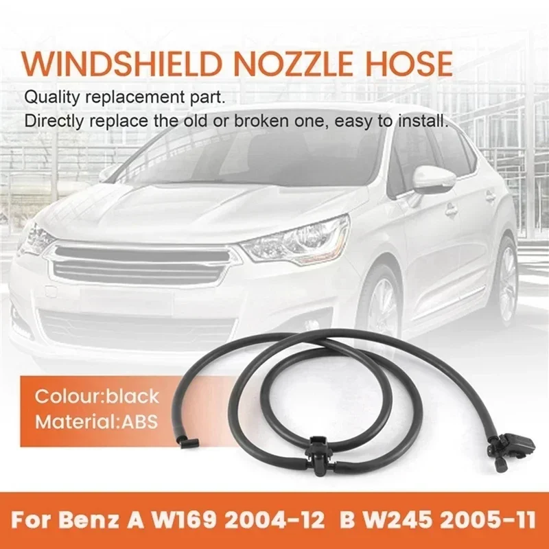 Mercedes-Benz A B-Class W169 W245 2004-2012 car windshield clip Car Front Windshield Washer Nozzle Jet Hose Windscreen Jet No Heated A1698600492