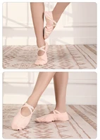 Girls Ballet Shoes For Woman Kids Ballet Slippers Women Ballet Flats Children Practise Dance Shoe Soft Sole Canvas Training Shoe