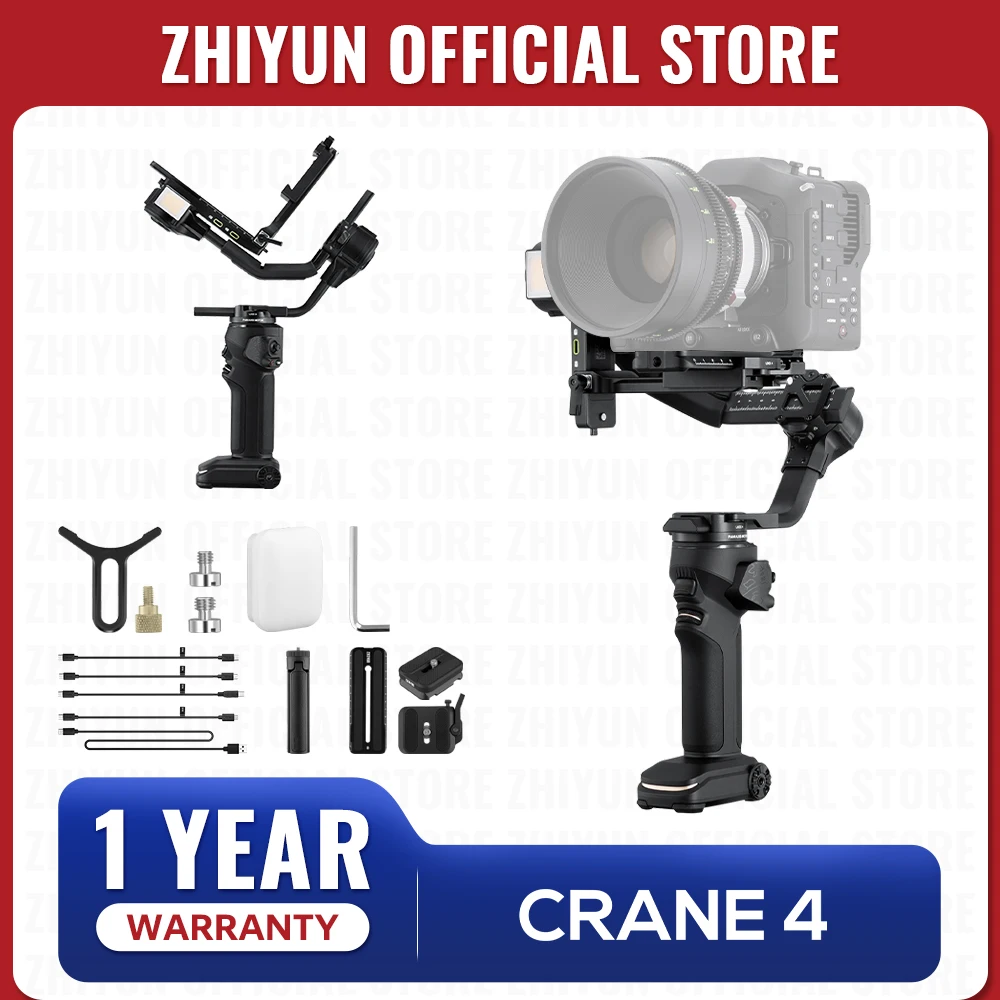 Stabilisateur Vidéo Zhiyun Crane-2 Pour Appareil Photo – Occasion, Fonctionnel, Marques D’usure