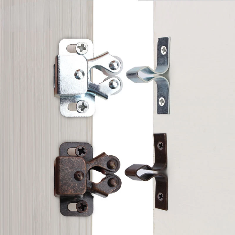Door Catches Cabinet Door Latch Cabinet Door Stop Door Stops Furniture Door Stoppers Antique Copper Color Cupboard Cabinet Roller Twin Double With Striker Free Screws