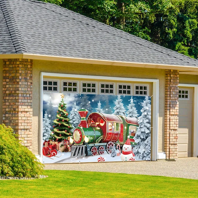 Christmas Garage Door Banner 3