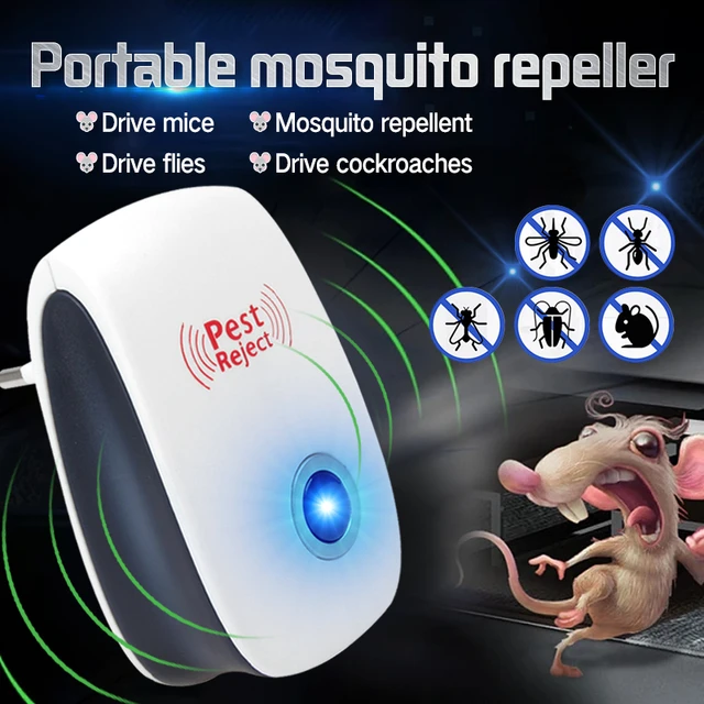 Pest Repeller Electronic Ultrasonic Pest Reject Mouse Rat Cockroach Pest  Control Device Household Mosquito Killer EU US Plug - AliExpress