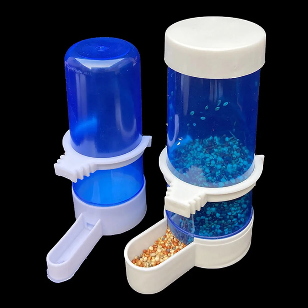 Pet Bird Automatic Drinker Feeder Blue Bird Feeder Bird Cage Parrot Feeding Tool Automatic Feeder Bowls And Drinkers 1 Pcs 1