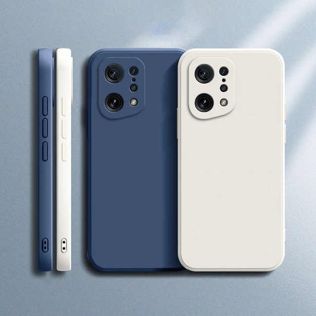 Oppo Find X5 Lite 5G Funda Gel Tpu Silicona Líquida Azul