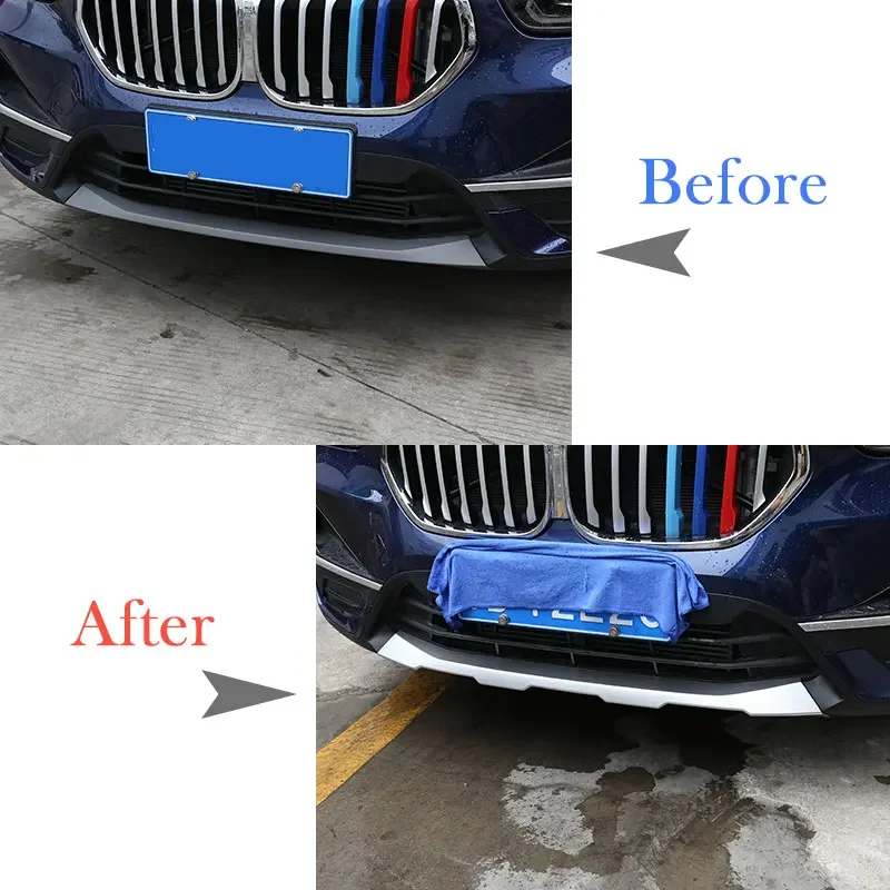 Protezione Paraurti Posteriore OMAC Per BMW X1 F48 (2015-2023) – Acciaio Inox Spazzolato, Cromo, Installazione Adesiva