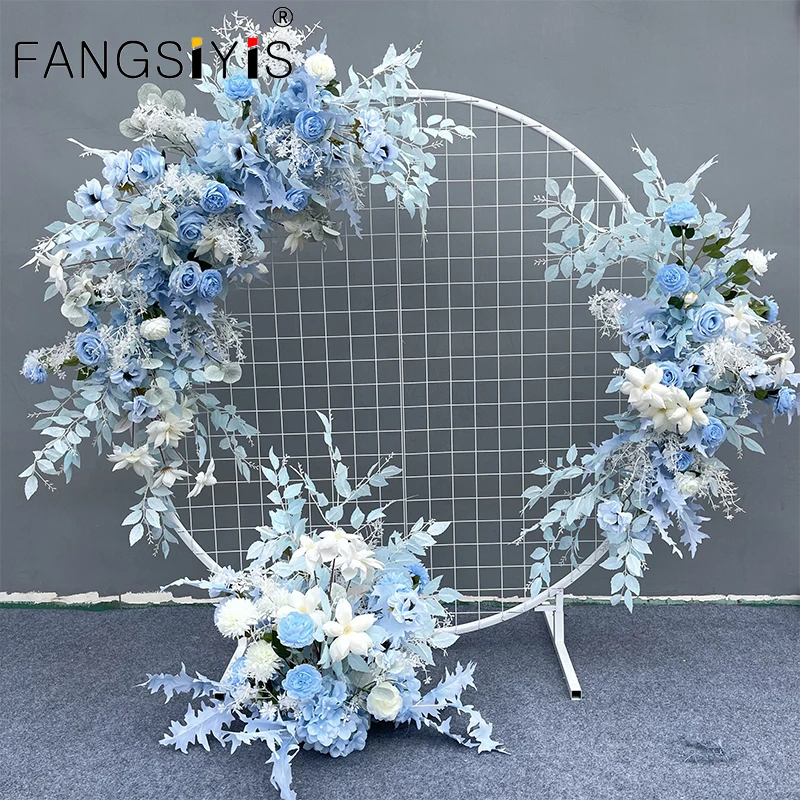 

Wedding Props Flower Row Arrangement Artificial Arch Flower Ball Pavilion Decor Hanging Corner Floral Party Stage Scene Layout