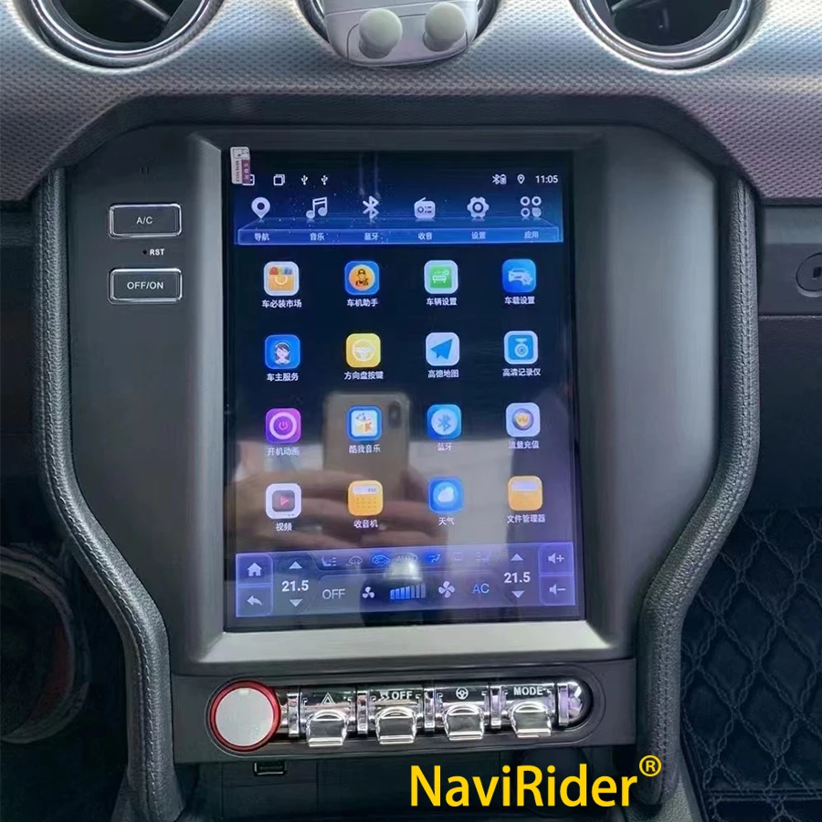 

For Ford Mustang 2015 2016 2020 Car Android 13 Screen Navigation GPS Radio Stereo Multimedia Video Player 4G Carplay Head Unit