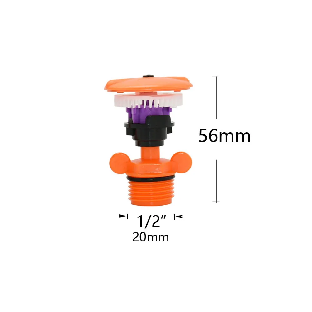 1/2" 3/4 inch Rotating water sprinkler farm popup sprinkler Lawn garden irrigation Nozzle watering & irrigatio 1pcs