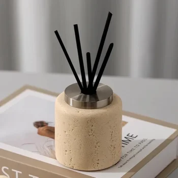 Stone Mars-Ensemble de bouteilles d'arôme avec diffuseur de roseaux, produits de parfum pour la maison, nouilles d'intérieur, désodorisant pour salle d'assistance d'hôtel, bouteille africaine 1