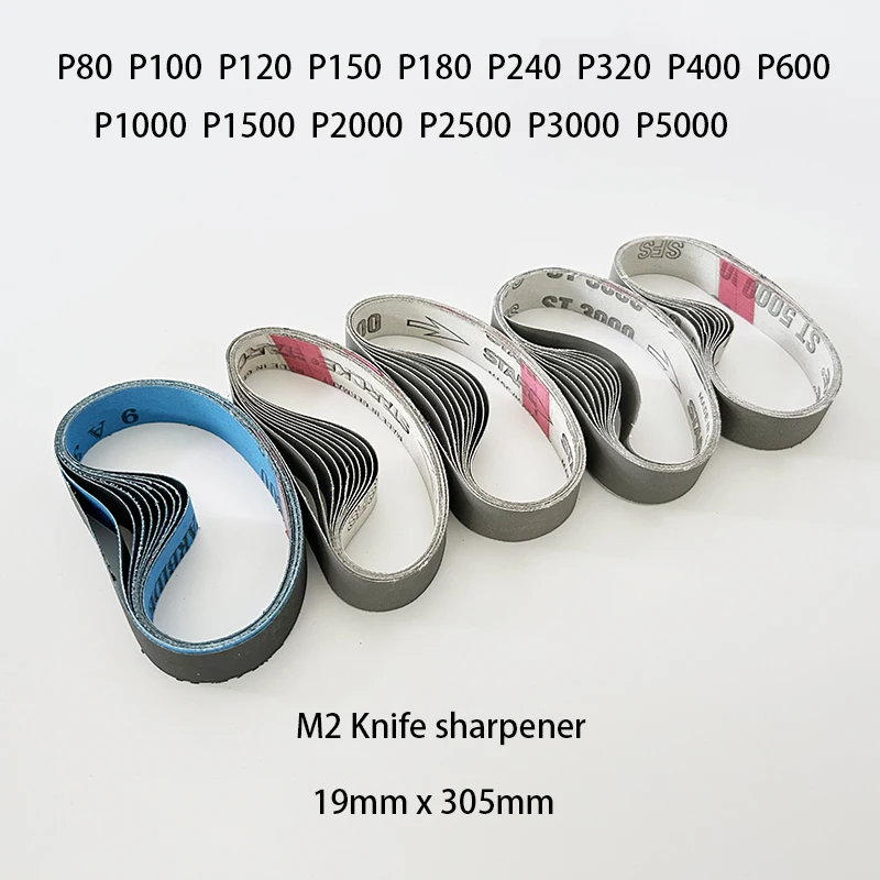 1020pcs P80P5000 Grit Belt Kit 3201000 Abrasive Sanding Belt