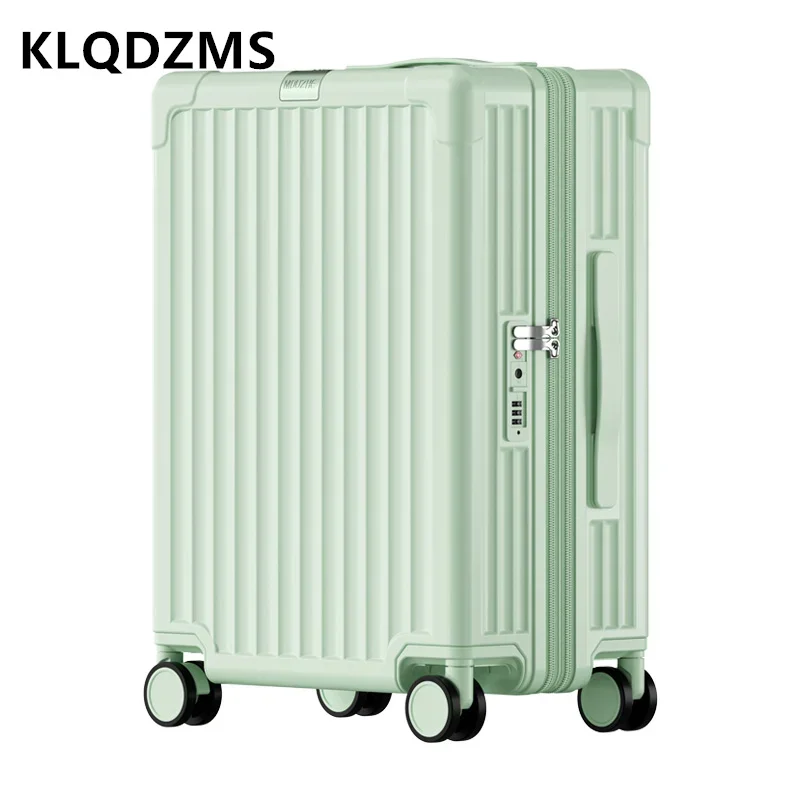 KLQDZMS 20"24Inch Expandable Luggage ABS + PC Boarding Box Women's Cart Case Cart Type Travel Bag Passenger Cabin Suitcase