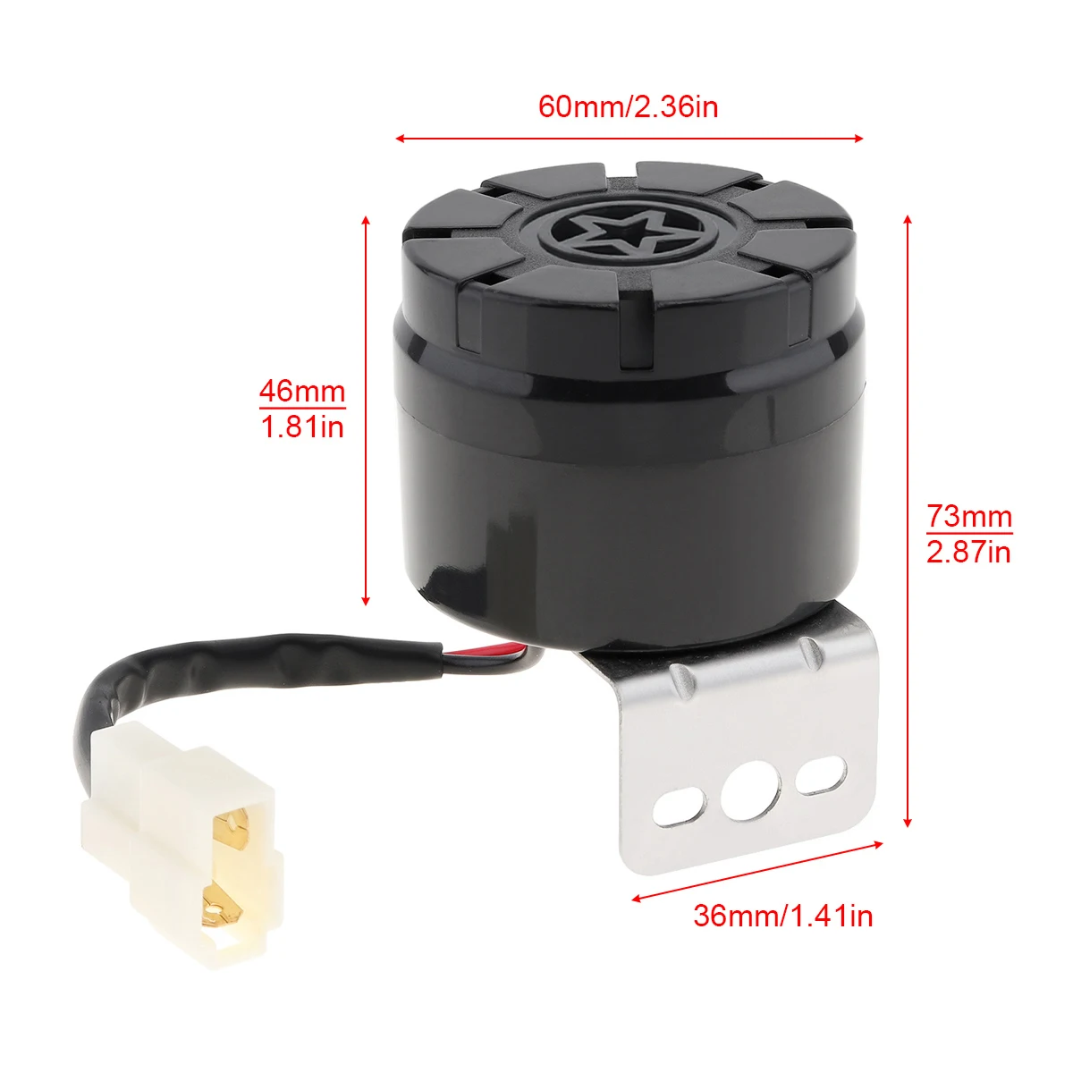 Warning Buzzer 12V-24V Reverse Accessories Buzzer Horn Vehicle Auto Warning Back Up Car Reversing Alarm Speaker Beeper Siren with Wire