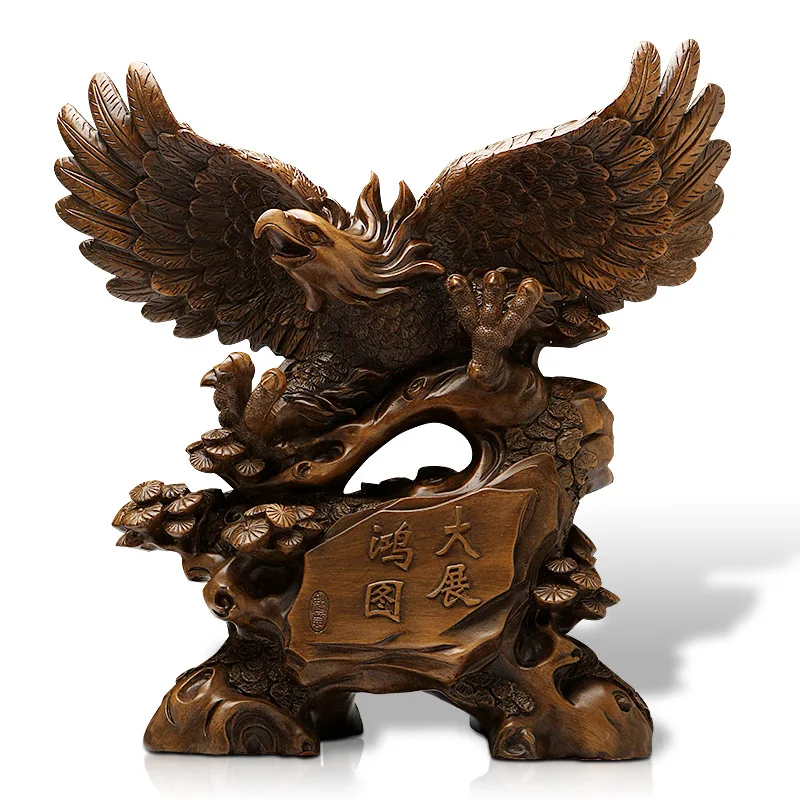 Eagle Ornament Grand Plans Office Desktop Decorations Resin Crafts Home Living Room Tv Cabinet Entrance