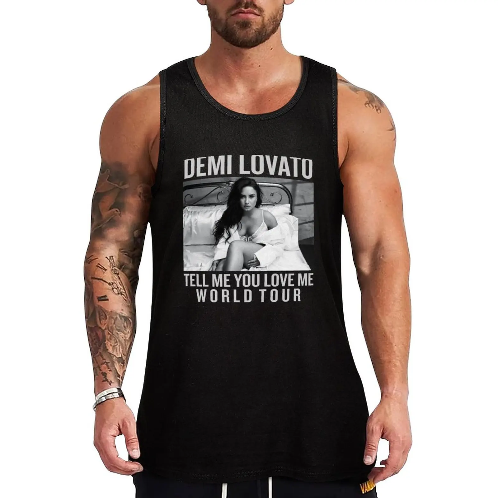 

New TELL ME YOU LOVE ME TOUR Tank Top summer Men's tops Men's t-shirts gym clothes for man