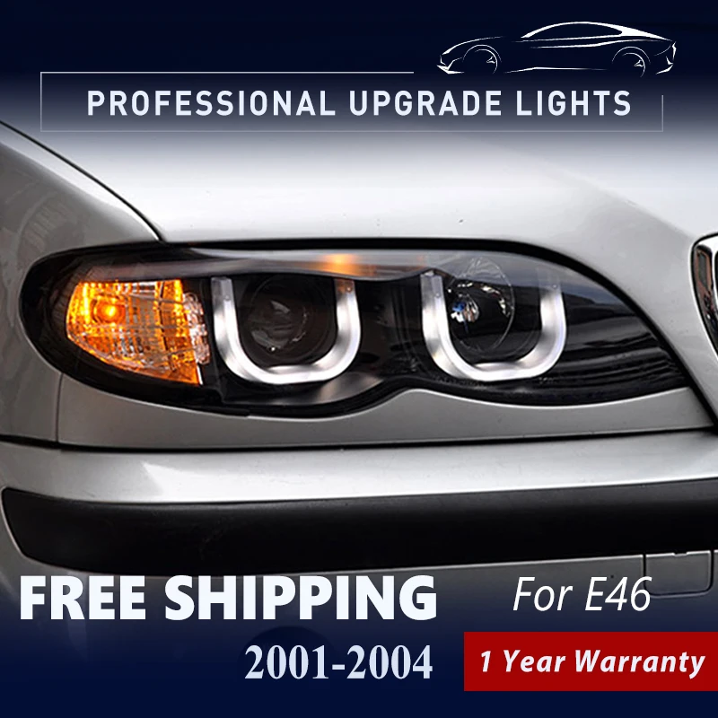 LEDHeadlightForBMWE46320i318i323i325i20022006Daytimerunning