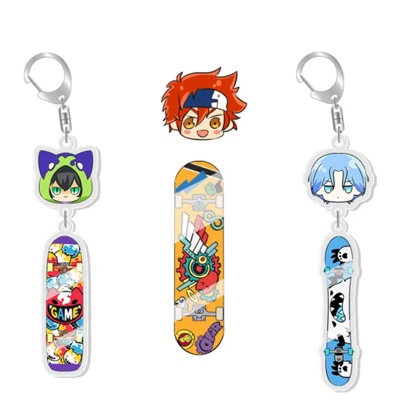 

Anime SK8 The Infinity MIYA Keychains Cosplay Cartoon Props Accessories Langa Hasegawa Badge