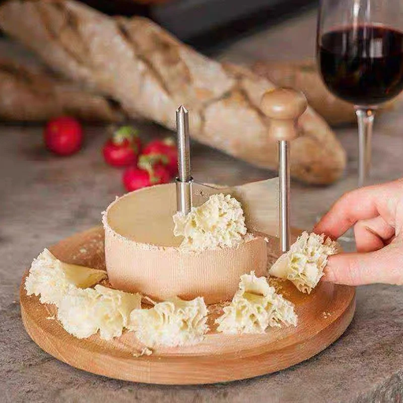 Disc Cheese Slicer Handheld Cheese Cutting Rotary Scraper Manual Kitchen Baking Chocolate Chip Scraper Kitchen Gadgets