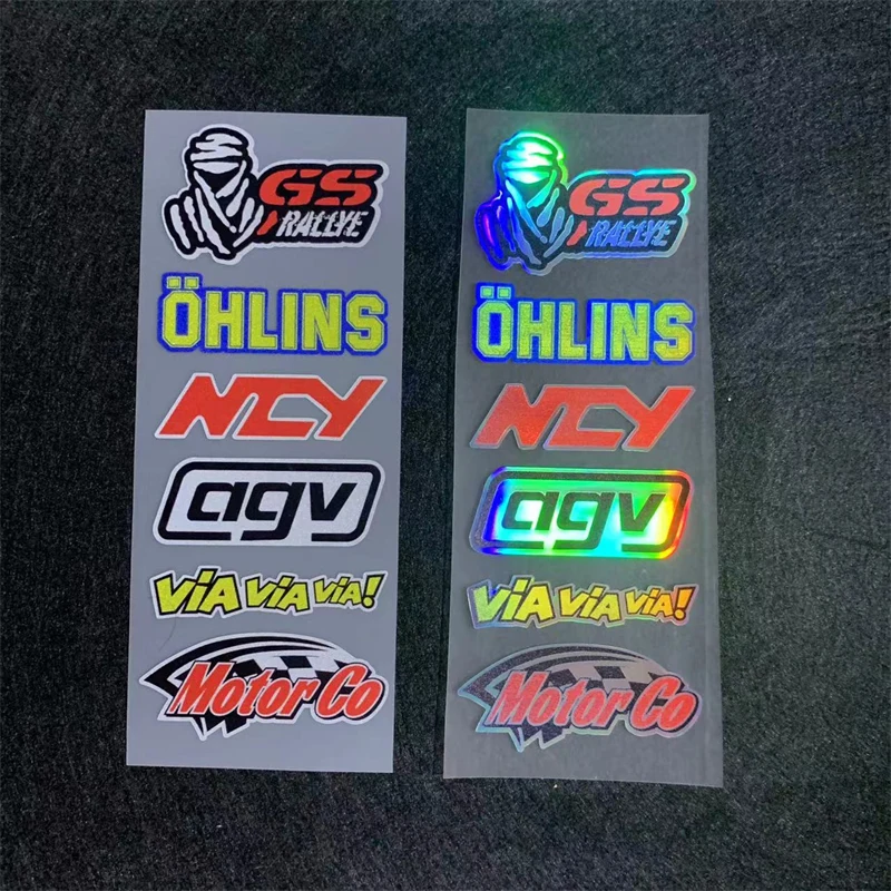 Motorcycle Sticker Racing Sponsor Sticker Cover Scratches Helmet Reflective Waterproof Sticker Refit motorcycle modification sticker racing sponsor sticker electric scooter cover scratches helmet waterproof reflective sticker