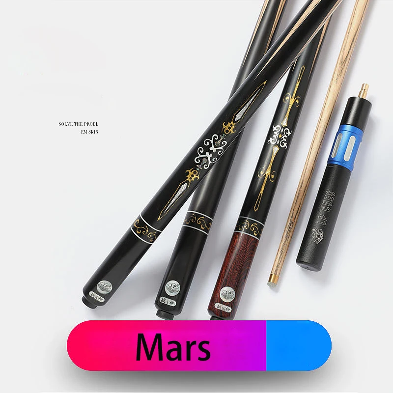 2022 New Snooker Cue Lp Mars One Piece 10.2Mm Tip 145Cm/17.5-18Oz Con Set Di Custodie Per Stecca Da Biliardo Manico In Ebano Con Albero In Acero