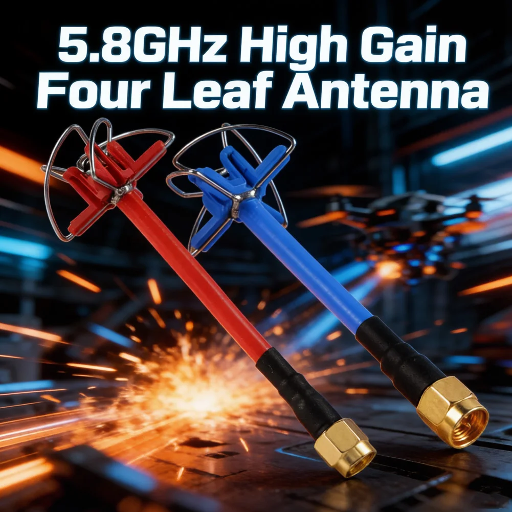 Antenne FPV 5.8GHz VTX VRX Lot de 2 - Émetteur Récepteur Drone
