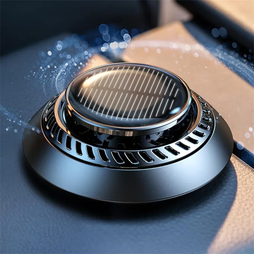 Solar Powered Car Aromatherapy Air Freshener for Essential Oil