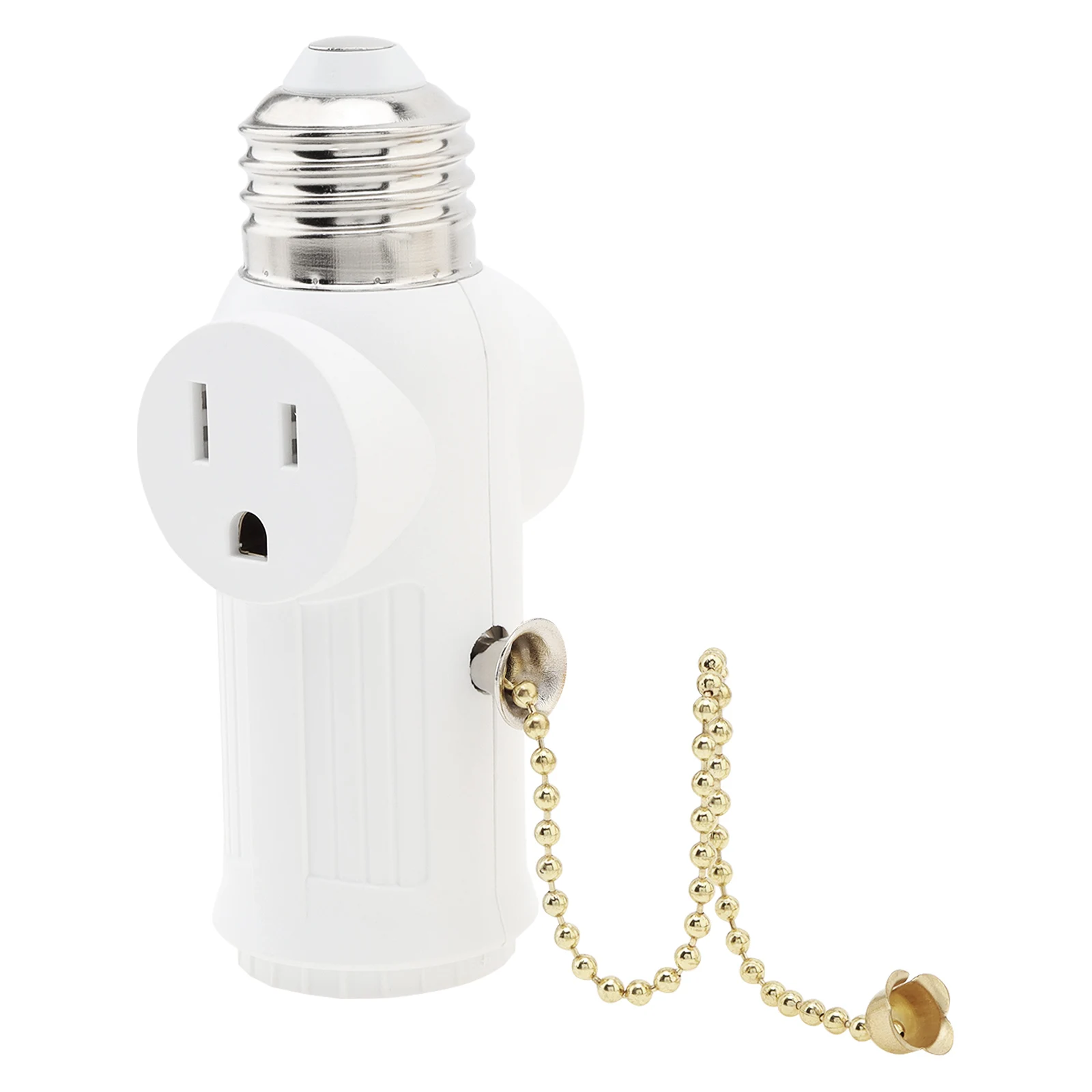 Adattatore Lampadina Con Interruttore A Catena - Base E27 Nero | Per Lampade Vintage - Foto 2