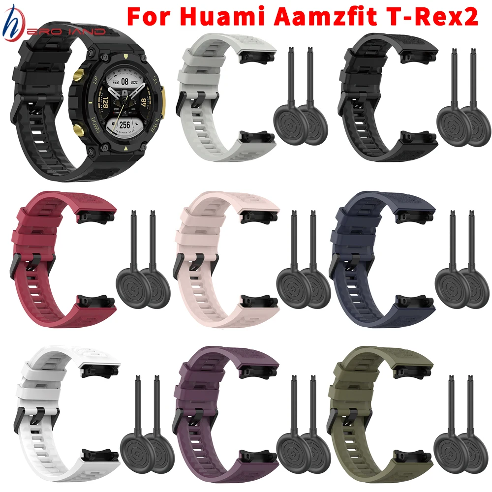 Comprar Correa de silicona suave para Huami Amazfit T-REX, correa deportiva  de repuesto para reloj Xiaomi Huami Amazfit T rex Pro