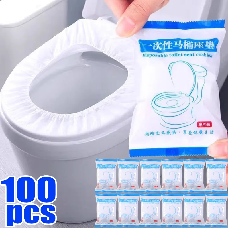 30 Pack Toilet Seat Covers Disposable, Large Waterproof - View #9