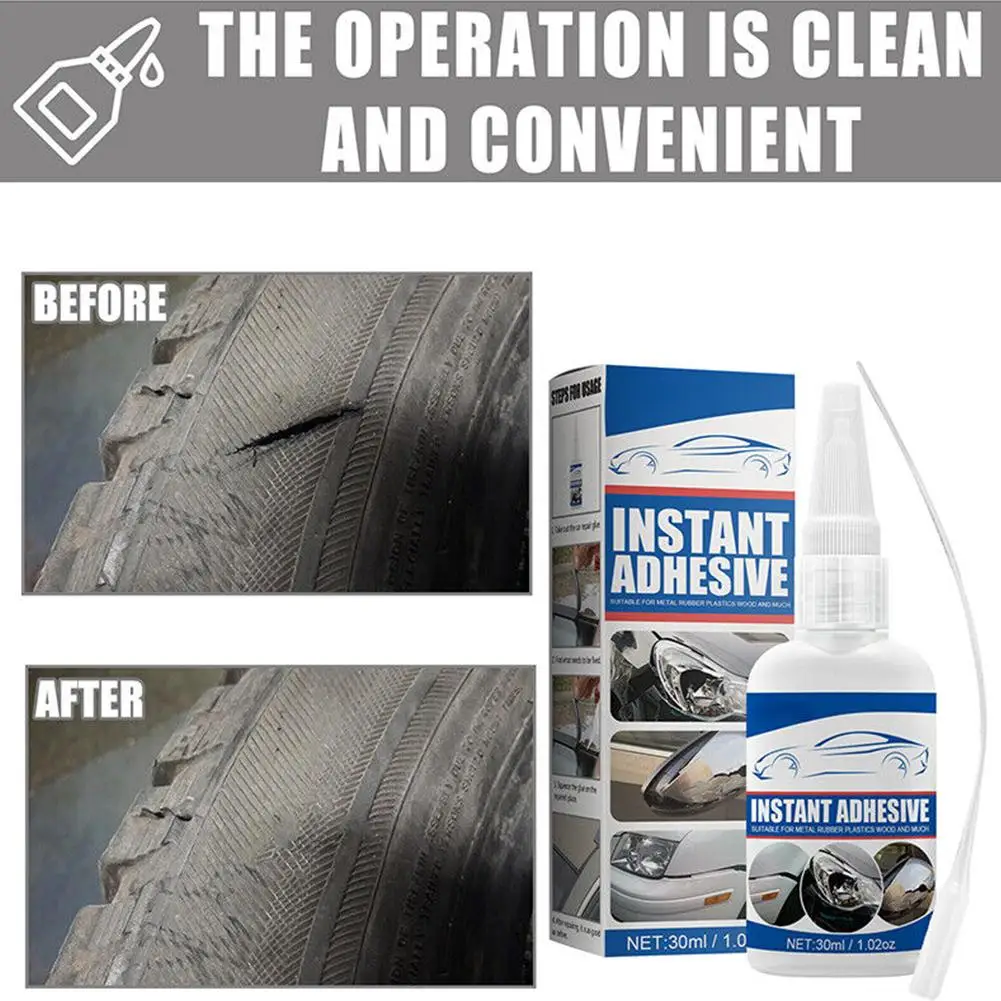 

30ml Car Repair Glue Professional Auto Glue Car Adhesive For Car Modification Parts And Repairs Repairing Broken Fixing Car S0H9