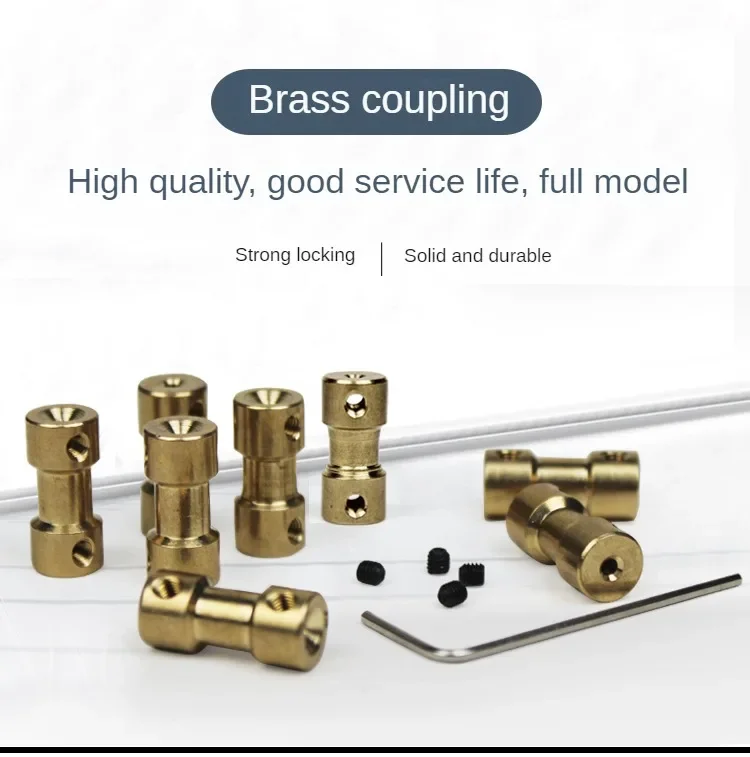 Giunto Accoppiatore In Ottone Per Alberi - Diametro 9mm - Per Robot, Barche RC E Auto Modello - Foto 8