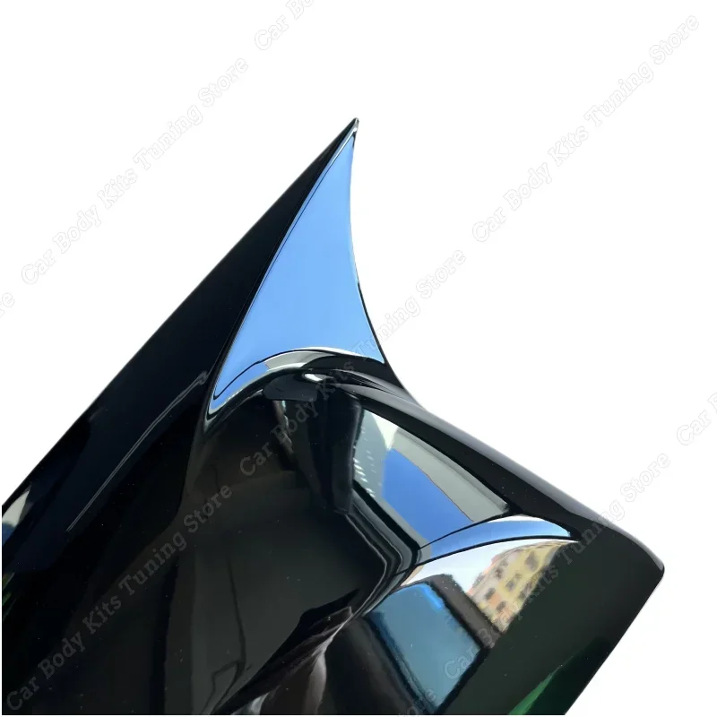 2pcs Gloss Side Mirror Caps Covers For 4th Toyota Highlander 2.5L 3.5L 2.4T XLE XSE Limited Hybrid 2020-2023 Bodykit Accessories