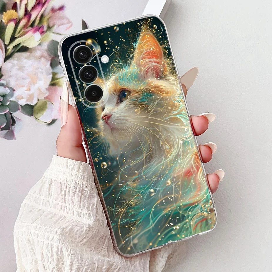 Fashionable Painted Soft Silicone Case – Stylish Protective Cover
