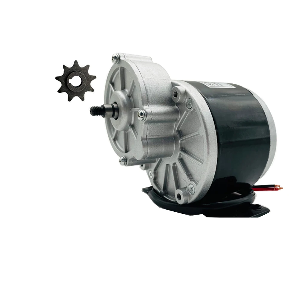 Motore Elettrico DC 24V 350W Spazzolato – 3000 RPM, Pignone 11 Denti, Per Scooter E-bike Go-Kart ATV - 3
