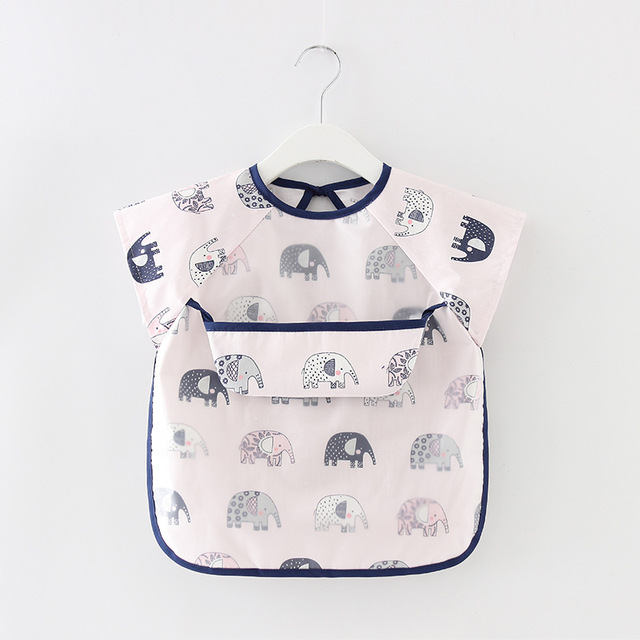 Baby Bibs EVA Waterproof Lunch Feeding Bibs Baby Cartoon Feeding Cloth Children Baby Apron Babador Bandana Summer