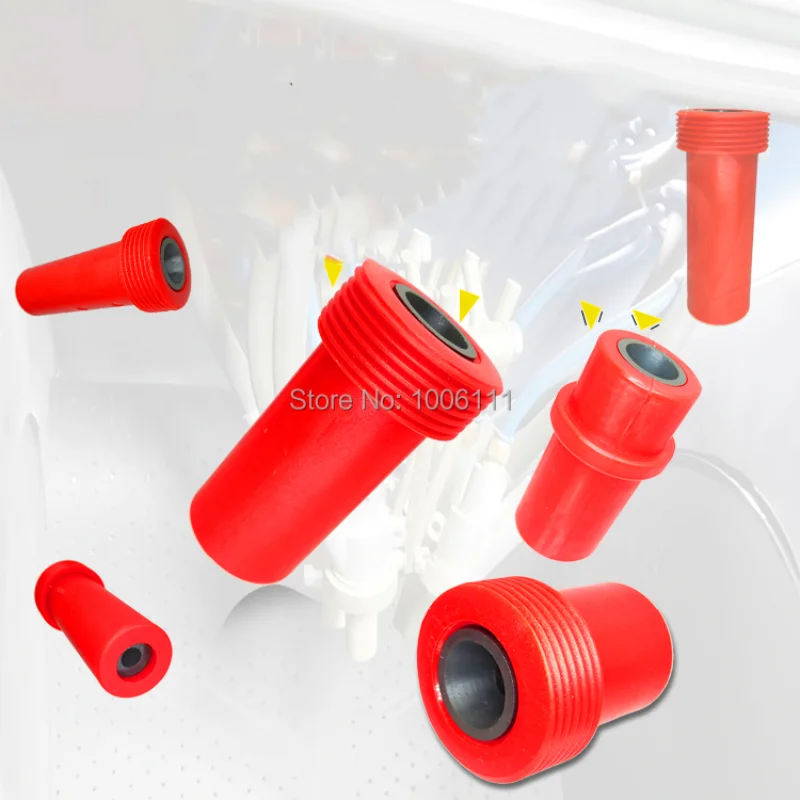 High Quality Sandblasting Gun Nozzle Cover 35/45/60/80mm Abs Material