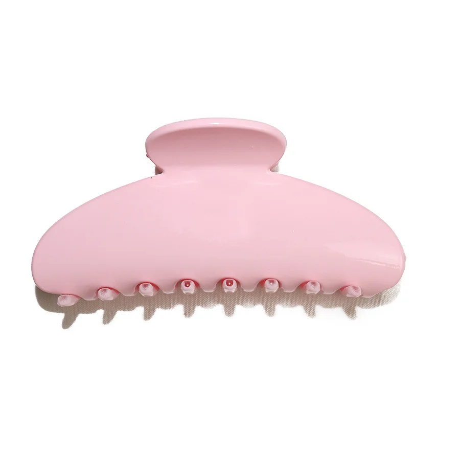 Französisch Einfarbig Temperament Halbkreis Große Haar Klaue Frauen Elegante Haar Clip Shark Clip Dame Haarspange Haar Zubehör – Detail 11