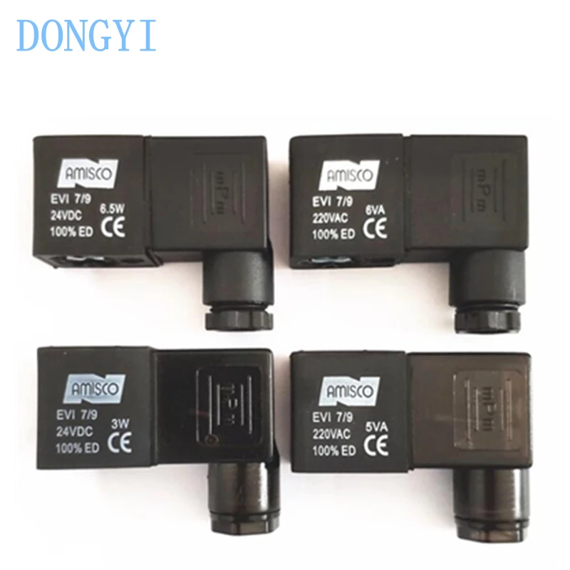 

Solenoid Valve Coil EVI 7/9 AC220V DC24V 6VA 6.5W 5VA 3W 5.5VA 4.8W