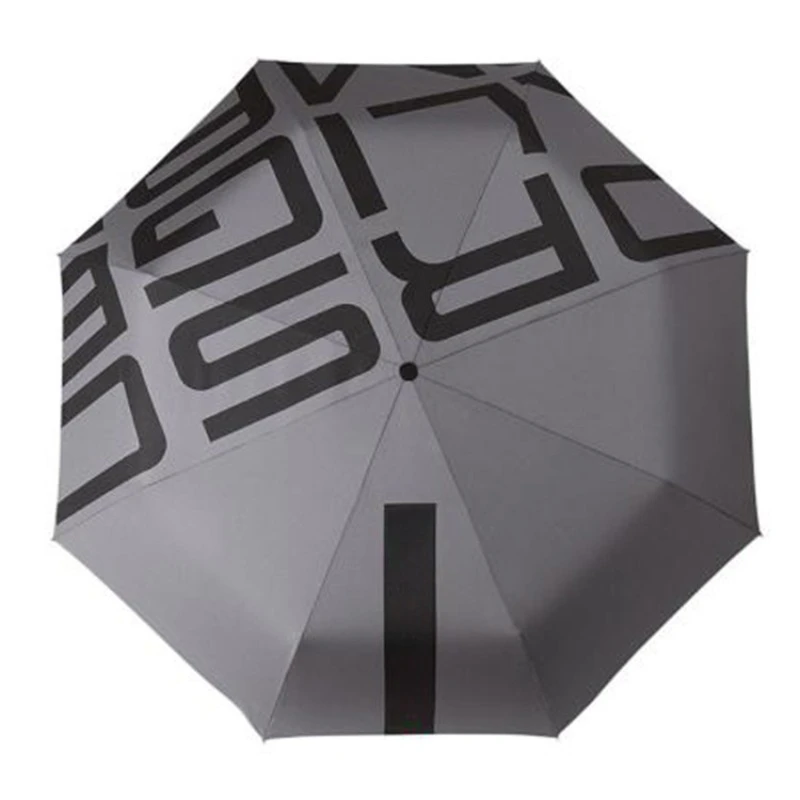 Suitable For Porsche Tri-fold Car Umbrella Gift Advertising Umbrella Printed Short Handle Car