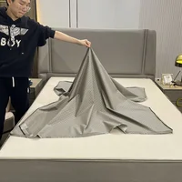 6-Sides Mattress Cover with Zipper 100% Waterproof Mattress Protector Queen King Size Bed Fitted Sheet Hypoallergenic Anti-mite 6