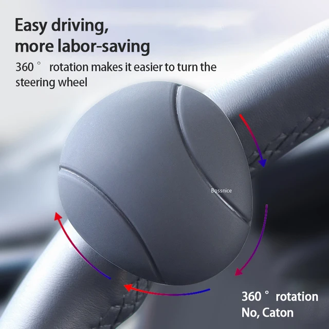 Turning Steering Wheel Booster Metal Bearing Power Spinner Knob 360 Degree  Rotation Handle Ball Shaped - AliExpress