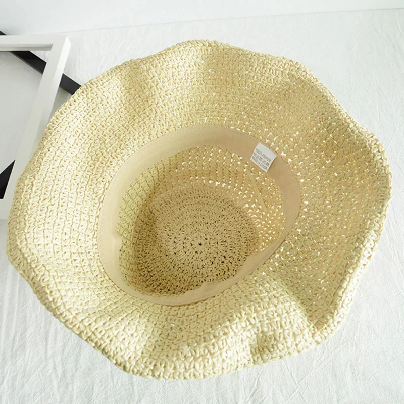 Sun Hat For women Summer Beach Hat fashiona Lafite Straw travel sunscreen multifunctional folding straw hat beach hat women sun hat