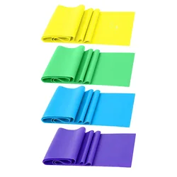 Enhanced Resistance Bands Set for Fitness and Rehabilitation Workouts (4pcs)