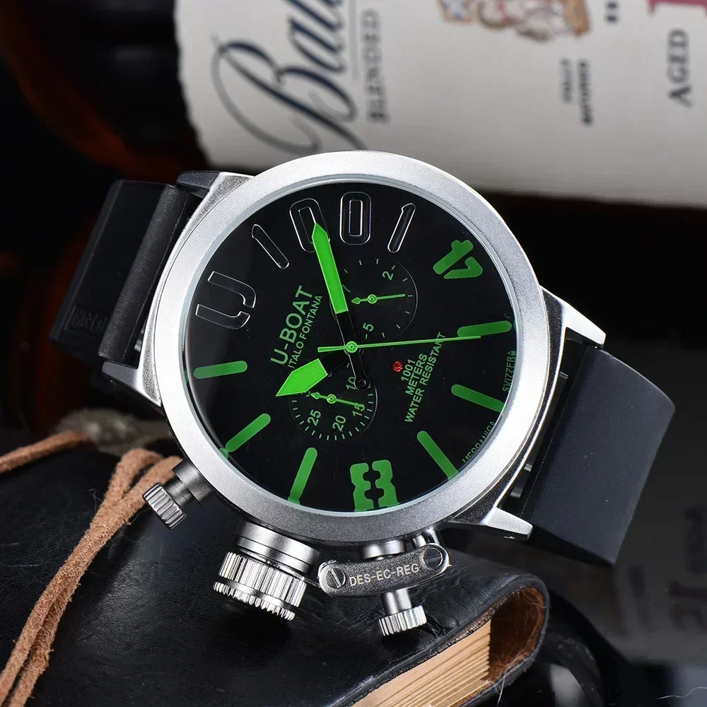 

U-Boat Creative Design Big Men Watches Automatic Mechanical Business Movement Colour High Quality Watch Men Boat Uboat Watch