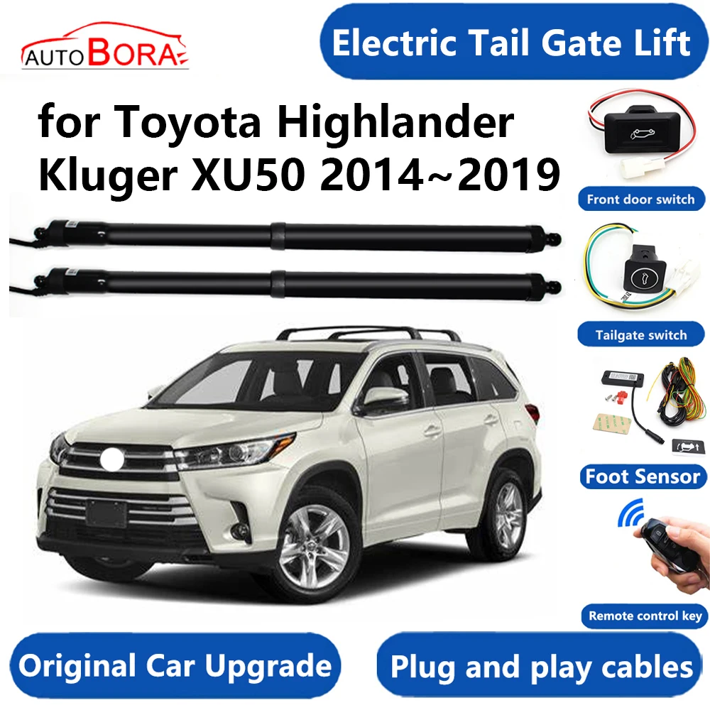 

Car Electric Tail Gate Lift System Power Liftgate Kit Auto Automatic Tailgate Opener for Toyota Highlander Kluger XU50 2014~2019